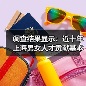 调查结果显示:近十年上海男女人才贡献基本持平(图4) 调查结果显示:近十年上海男女人才贡献基本持平(图4)