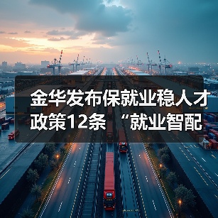 金华发布保就业稳人才政策12条 “就业智配直享”服务（图4）