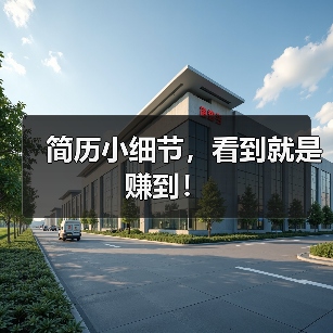 简历小细节,看到就是赚到!(图2) 简历小细节,看到就是赚到!(图2)