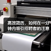 高效简历,如何在一分钟内吸引招聘者的注意(图1) 高效简历,如何在一分钟内吸引招聘者的注意(图1)
