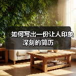 如何写出一份让人印象深刻的简历(图1) 如何写出一份让人印象深刻的简历(图1)