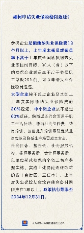 失业保险稳岗返还申请条件与返还比例详解(图1)