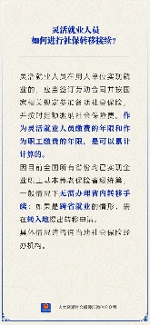 灵活就业社保转移接续指南：跨省就业与年限累计详解(图1)